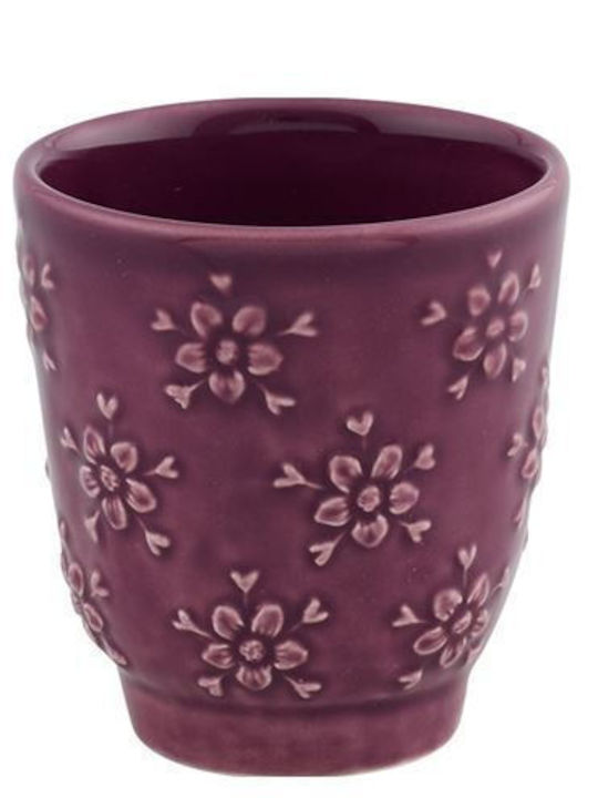 Bordallo Pinheiro Flora Cup Espresso Ceramic Purple 100ml