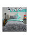 Vesta Home Комплект Детски Плик за Завивка Единичен с Калъфка Памучен Сив 170x240бр