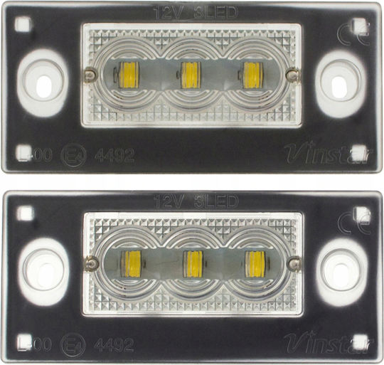 AutoTune Φώτα Πινακίδας Led για Audi A3 2τμχ