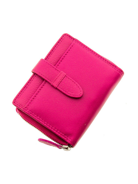 Armodo Small Leather Women's Wallet Fuchsia