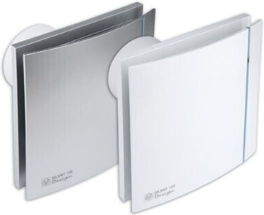 S&P Silent 200 Chz De perete Ventilator de Baie 100mm Alb