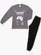Pretty Baby Kids' Pajamas Winter Gray