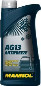 Mannol Antifreeze Ag13 Αντιψυκτικό Παραφλού Ψυγείου Αυτοκινήτου G13 Πράσινο Χρώμα 1lt