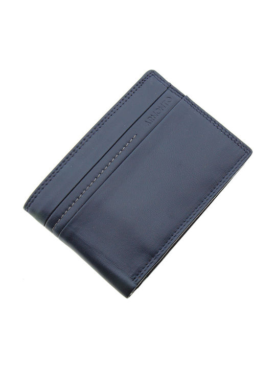 Armodo Men's Leather Wallet with RFID Blue