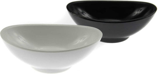 Viosarp Bol de Servire Oval din Melamină Alb 9.5x6cm