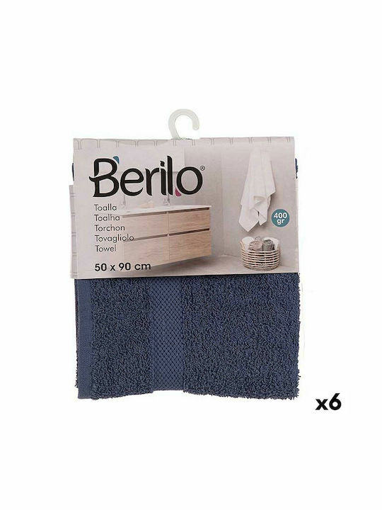 Berilo Facecloth 50x90cm. Blue