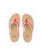 Gumbies Frauen Flip Flops in Beige Farbe