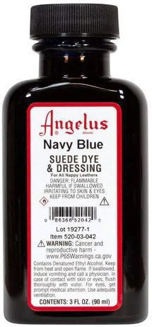 Angelus Blue Navy Βαφή για Suede Παπούτσια 90ml