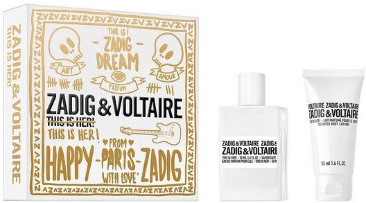 Zadig & Voltaire This Is Her! Set De Parfumuri Pentru Femei Cu Eau De Parfum 2 Bucăți