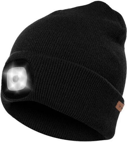 Beanie Unisex Beanie Gestrickt in Schwarz Farbe