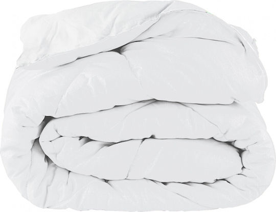 Makis Tselios Home Пухено Куинсайз с Пълнеж Microfiber 220x240бр Comforter Бял 300 г/м²Gsm