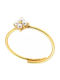 Arteon Ring with Pearls made of Silver Gold Plated