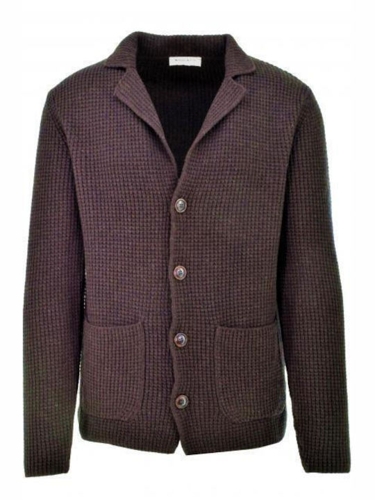 Wool & Co Ζακέτα Καφέ