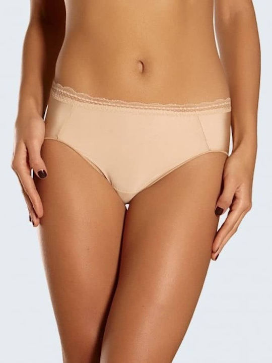 Chantelle Baumwolle Damen Slip Beige