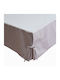 Decocraft Bed Base Cover Ecru 160x200cm 1pcs 25-003-00403