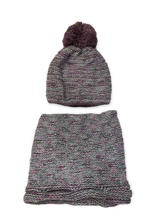 Set Căciulă Copil Violet
