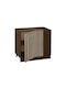 Eckschrank Boden Braun 100x60x82Stück