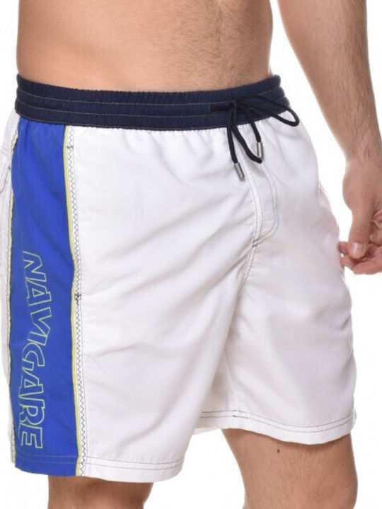 Navigare Men's Swimwear Bermuda White