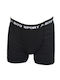 Herren Boxershorts Black mit Mustern 1Packung