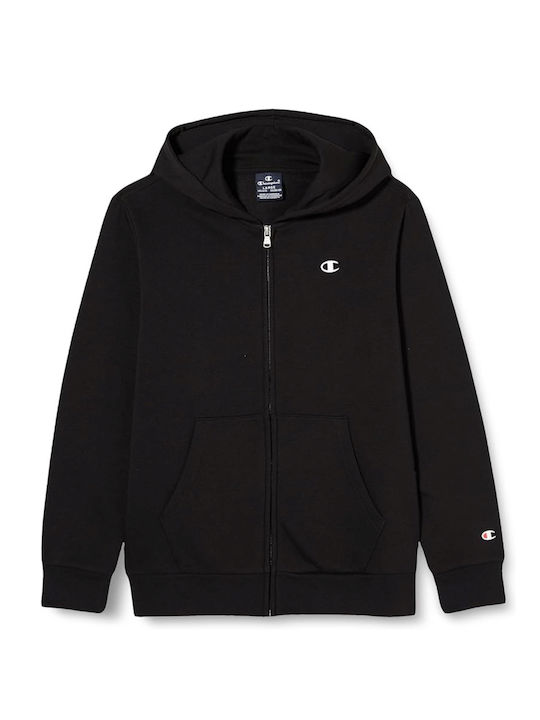 Champion Cardigan pentru copii cu glugă Black