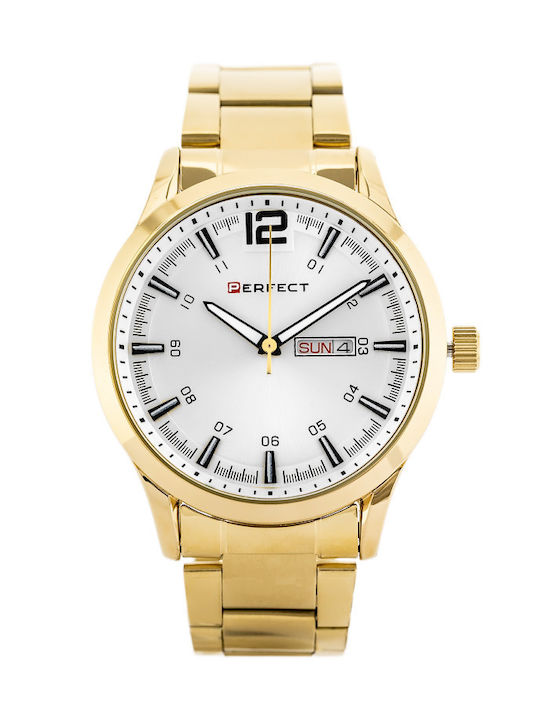 Perfect Watch Battery with Gold Metal Bracelet