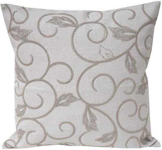 Ilis Home Christmas Decorative Square Pillowcase Gray 42x42cm