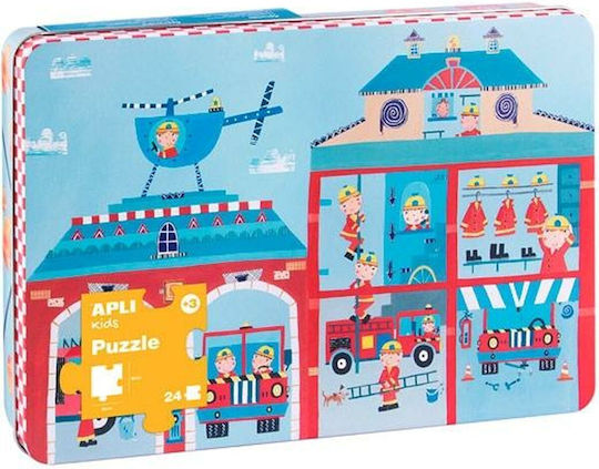 Детски Пъзел Firefighters за 3++ Години 24бр Apli Kids