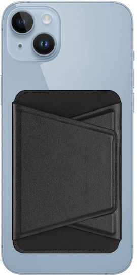 Dux Ducis MagSafe Husă Pentru Carduri Portofel Magnetic Seria iPhone 12/ 13/ 14/ 15 În Culoare Neagră
