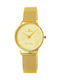 G.Rossi Men's Watch Battery with Gold Metal Bracelet