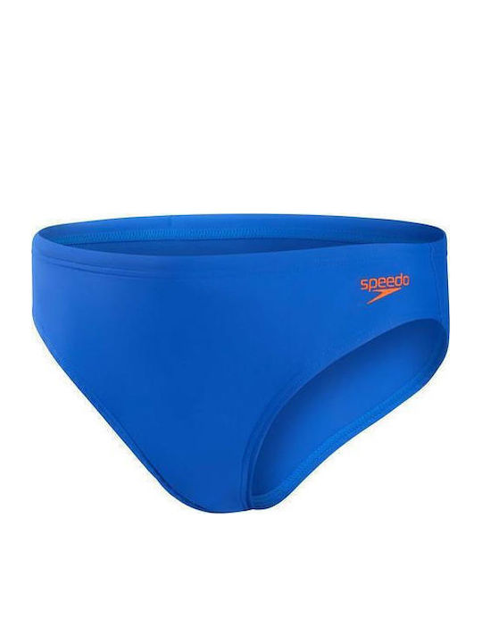 Speedo Logo Παιδικό Μαγιό Σλιπ Blue/Orange