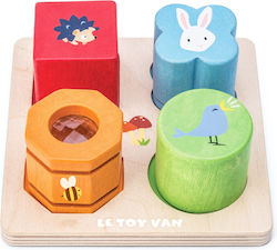 Ξύλινο Παιδικό Puzzle Σφηνώματα 4pcs Kidslife