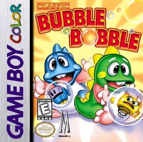 Classic Bubble Bobble Game Boy Color Game (Used)