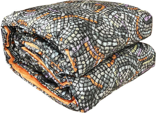 Decotelia Duvet Single 160x240cm Mosaic Black 300 GSMGsm