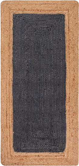 Silk Fashion 1746 Килим Правоъгълена Лятно време Джута Natural/dark grey