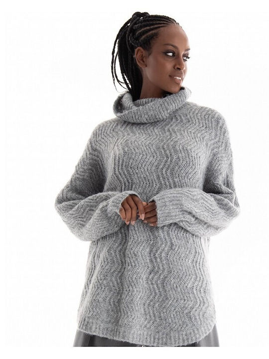 Only Women's Long Sleeve Sweater Gray