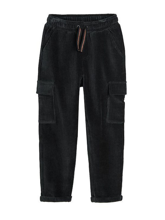 Pantalon Pentru Copii Cargo Din Țesătură Gri