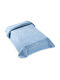 Belpla Blanket Spanish Cot Ster 520 Velvet Blue Blue 110x140cm