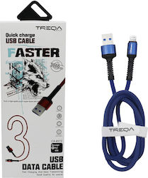 Treqa CA-8572 Regular USB-A la Cablu Lightning ...