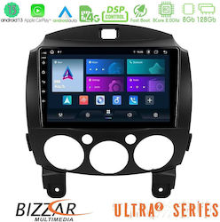 Bizzar Sistem Audio Auto pentru Mazda 2 2008-2014 (Bluetooth/USB/WiFi/GPS/Apple-Carplay/Android-Auto) cu Ecran Tactil 9"