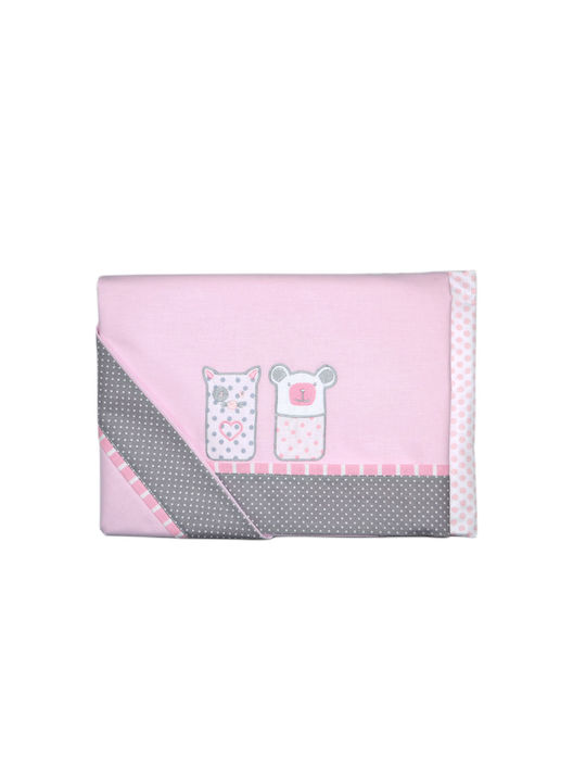 Baby Star Pink Set 70x140cm