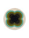 Orla Kiely Sunflower Lucrat manual Covor Rotund Olive