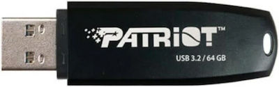 Patriot Xporter 64GB USB 3.2 Stick Schwarz