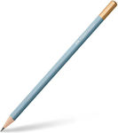 Faber-Castell Pencil B with Eraser Light Blue