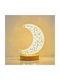Moon Διακοσμητικό Φωτιστικό LED Θερμό Λευκό Moon Light