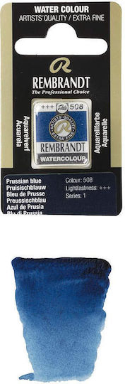 Royal Talens Rembrandt 508 Prussian Blue Watercolour Cube