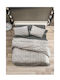Makis Tselios Home Σετ Πάπλωμα Μονό 160x240εκ. Beige 2τμχ