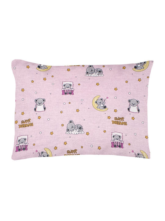 Dimcol Baby Cotton Pillowcase Pink 35x45cm