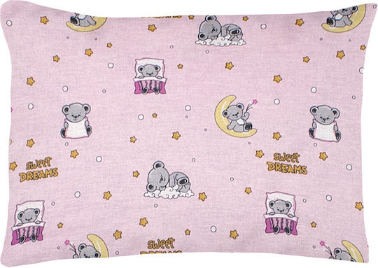 Dimcol Baby Pillowcase Pink 35x45cm