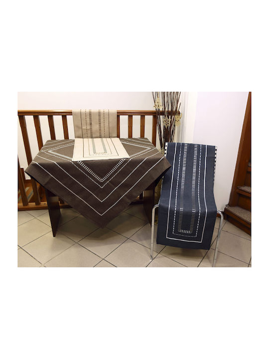 Ilis Home Checkered No.35500 Gray 85x85cm