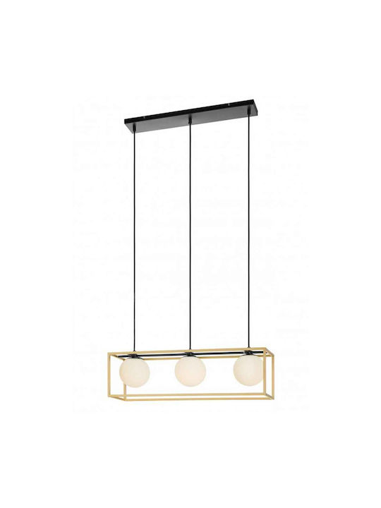 Redo Group Pendant Light Three-Light for Socket E14, E.14 Gold